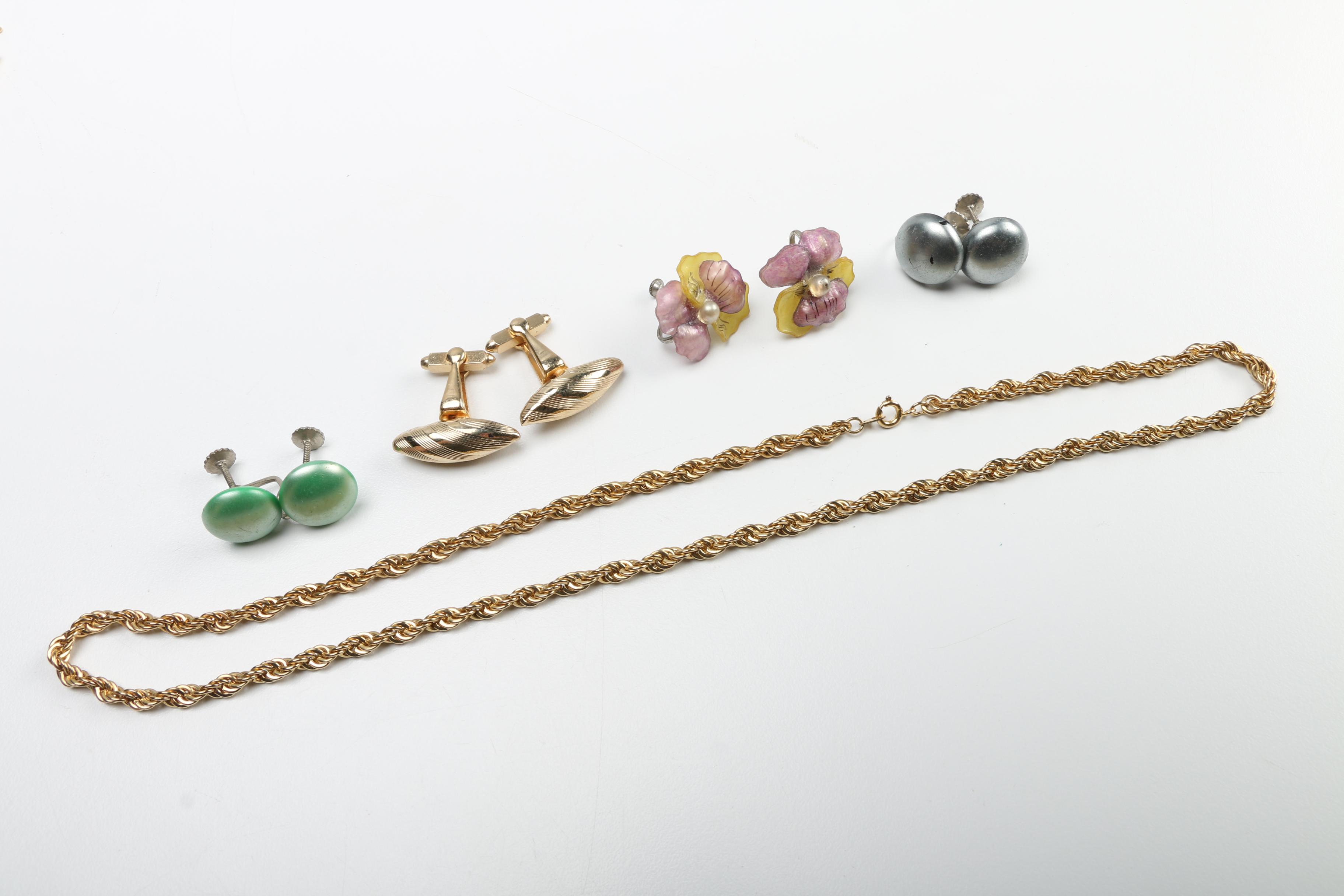 Costume Jewelry and Accessories Including Sarah Coventry