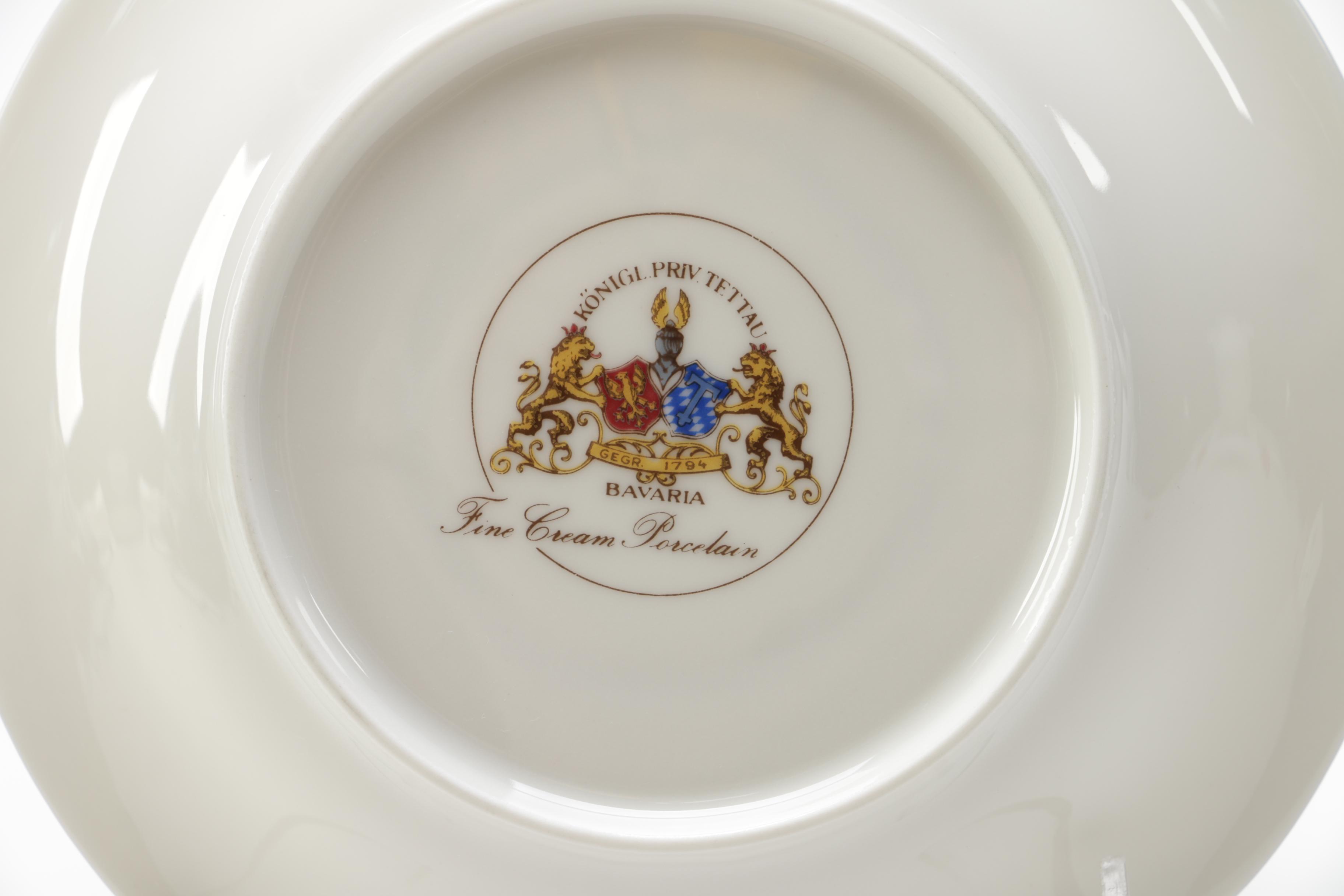 Königlich Tettau Porcelain Coffee Service