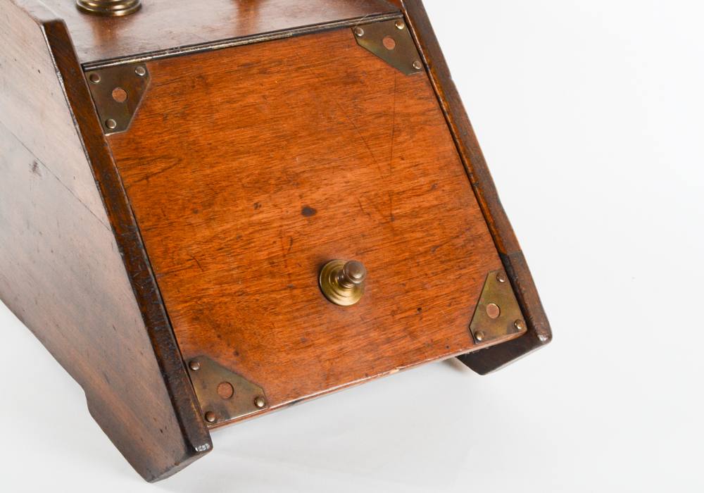 Vintage Wooden Coal Scuttle