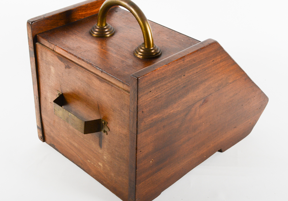 Vintage Wooden Coal Scuttle