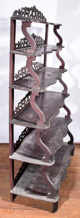 Victorian Walnut Etagere