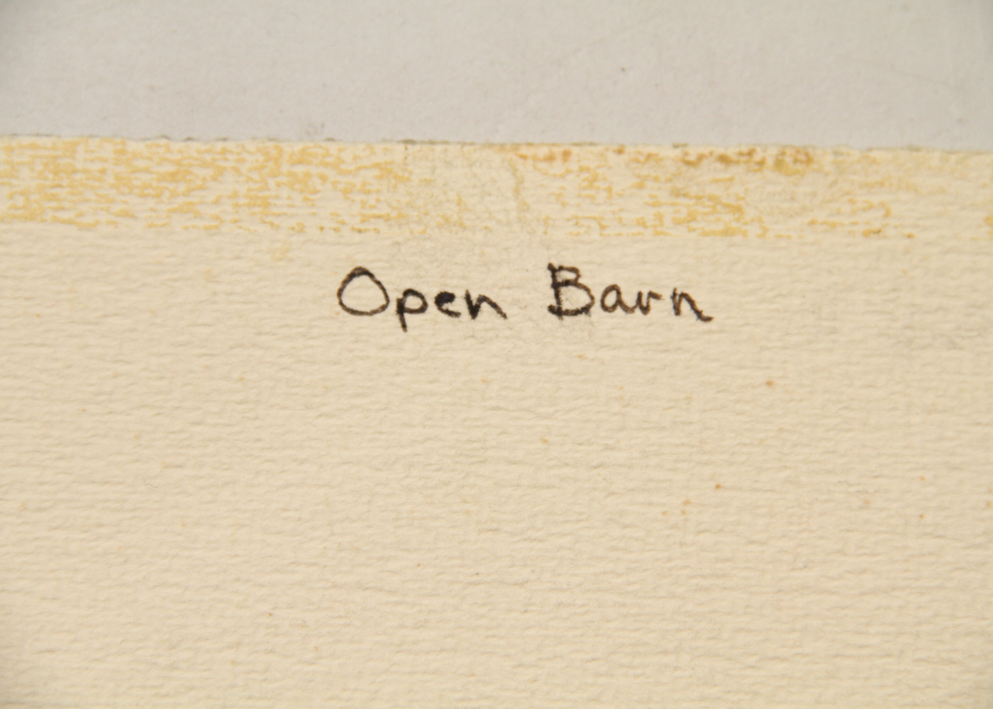 K. Sepulveda Watercolor Painting on Paper "Open Barn"