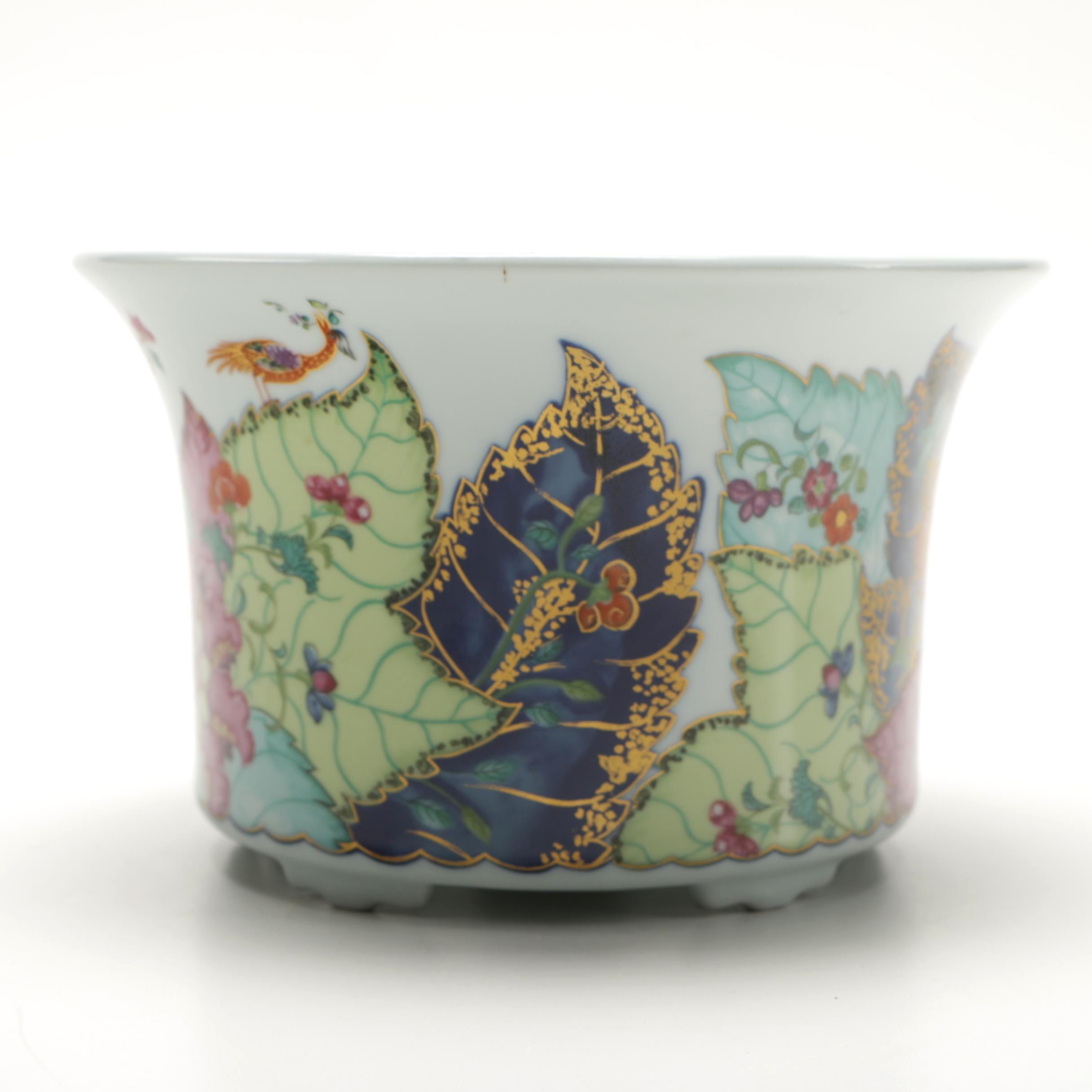 Mottahedeh "Tobacco Leaf" Cachepot