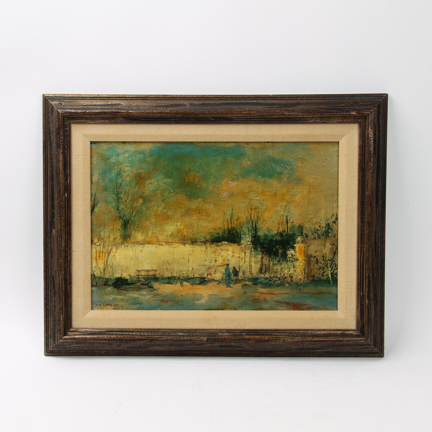 Guy Cambier Oil Painting on Canvas "View of Paris"