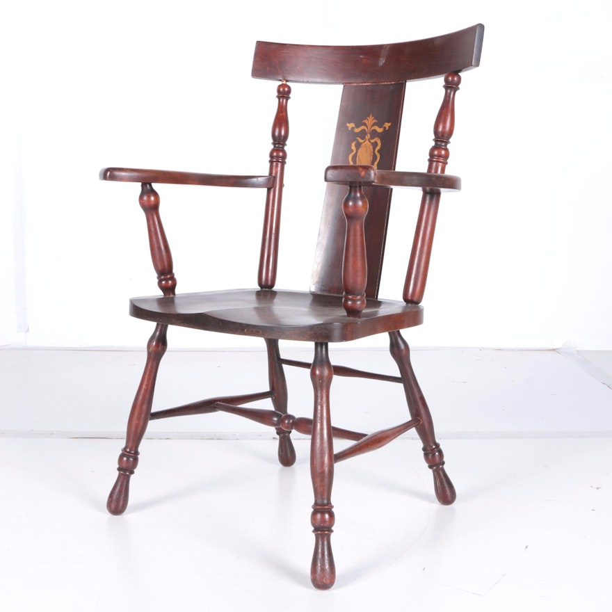 Vintage Yoke Back Chair