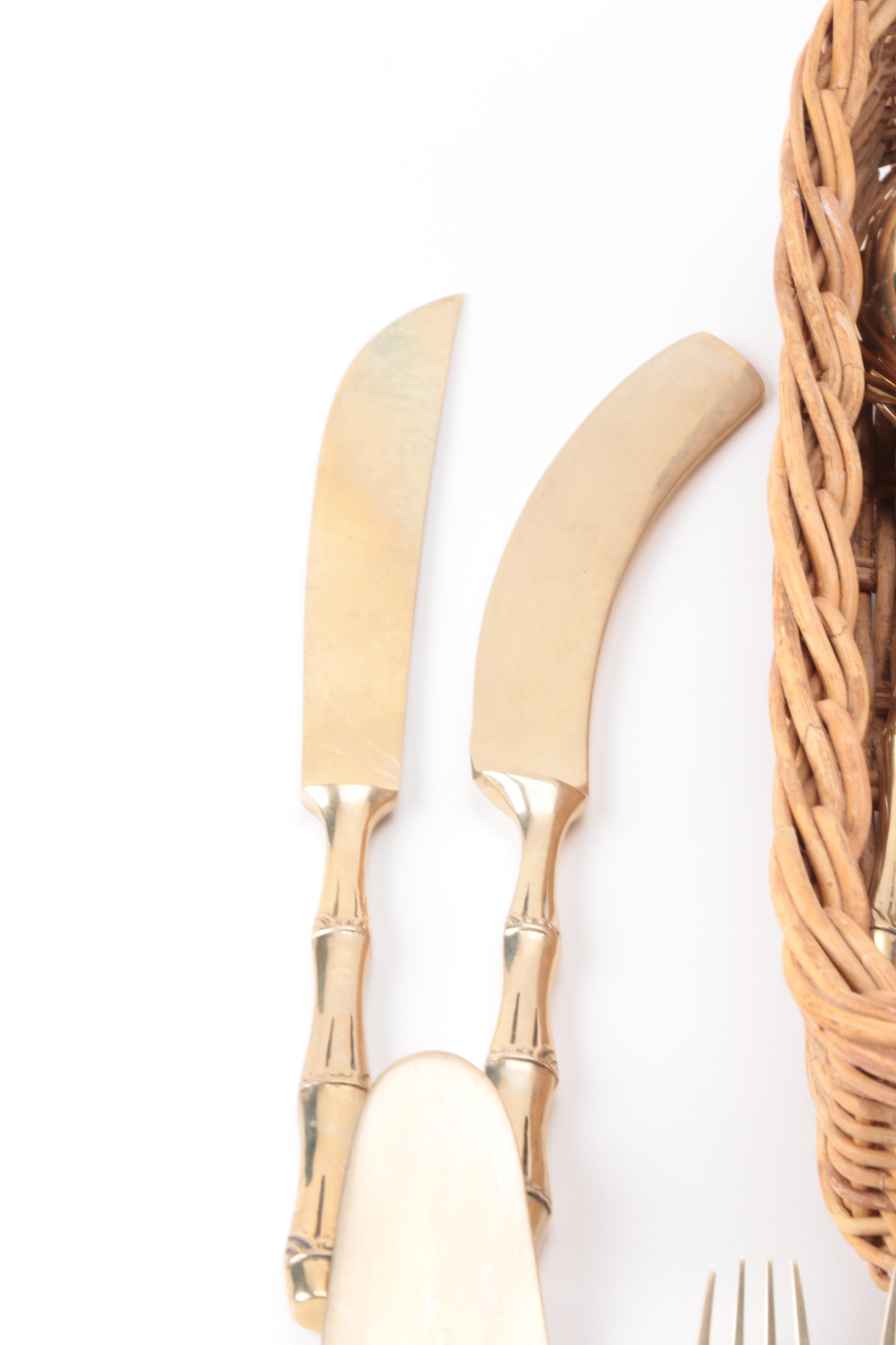 Set of Bronze Flatware