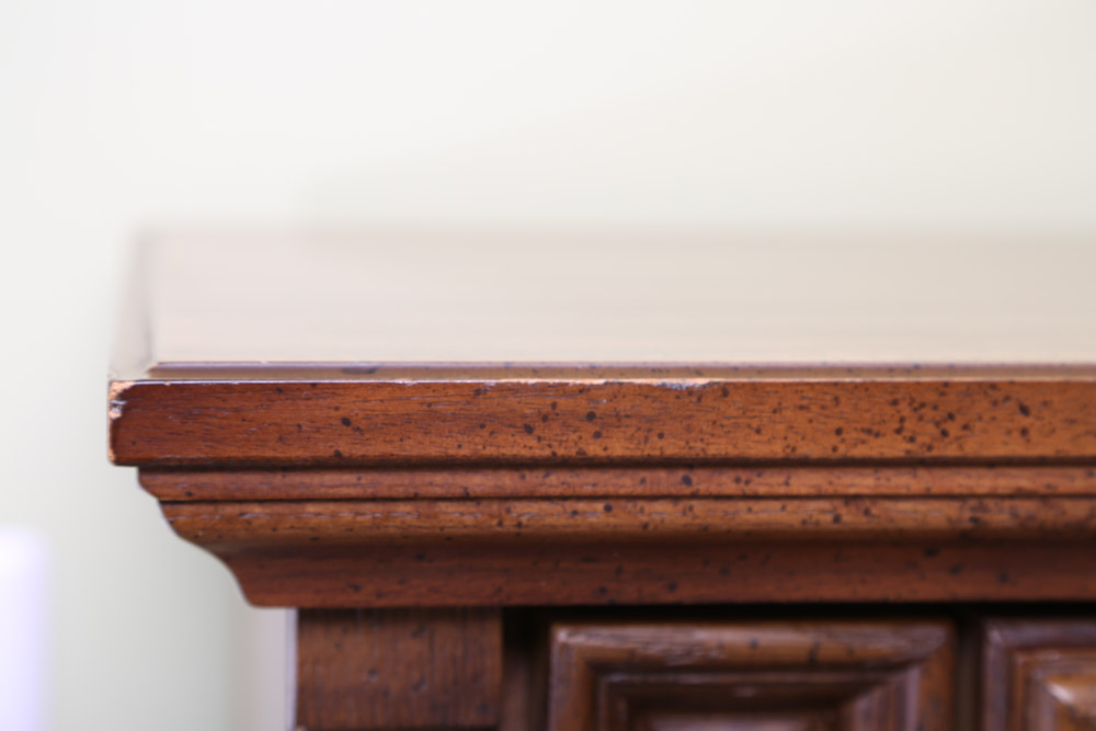 Vintage Provincial Style Armoire by Bassett Furniture