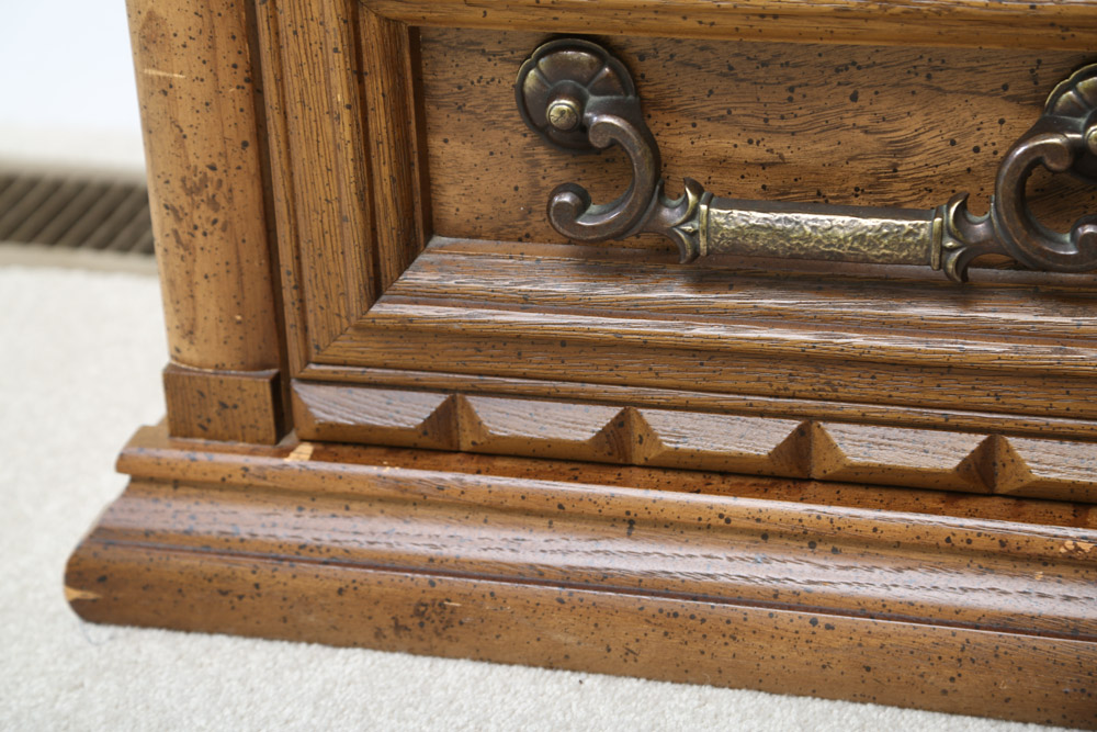 Vintage Provincial Style Armoire by Bassett Furniture