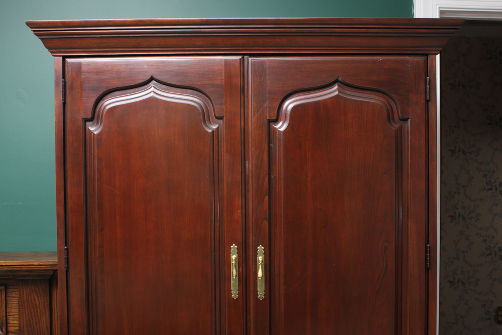 Chippendale Style Entertainment Center Armoire