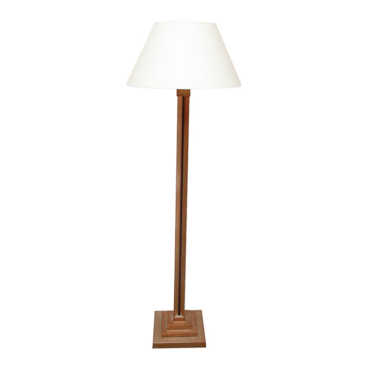 Bronze Tone Metal Floor Lamp