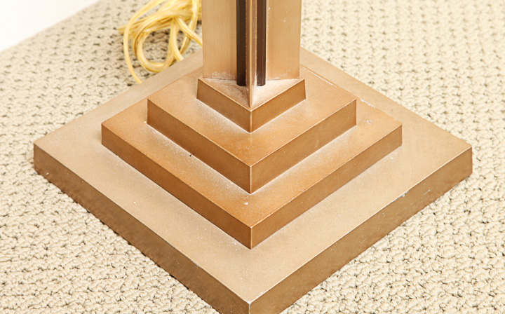 Bronze Tone Metal Floor Lamp