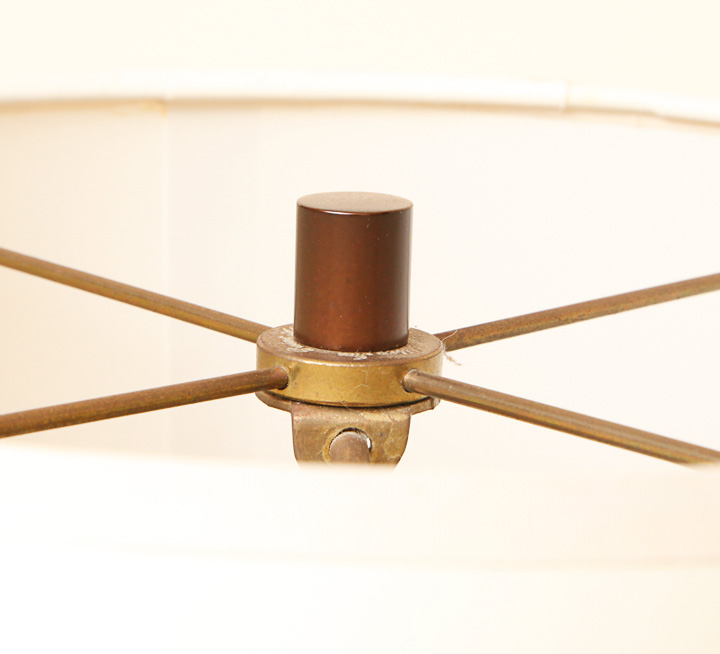 Bronze Tone Metal Floor Lamp