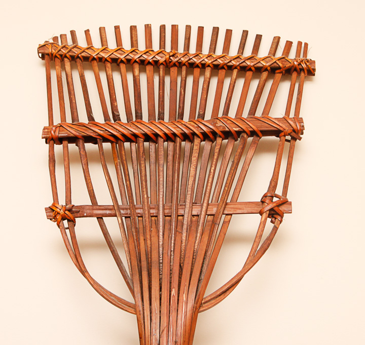 Pair of Decorative Bamboo Boat Oars