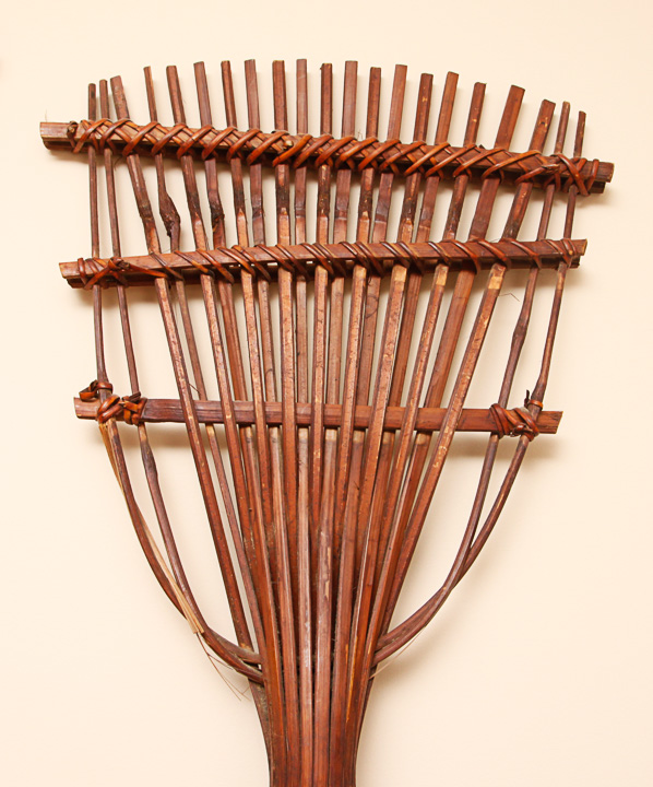 Pair of Decorative Bamboo Boat Oars