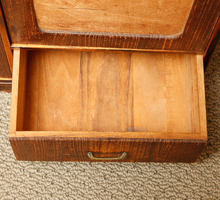 Small Vintage Veneer Cabinet