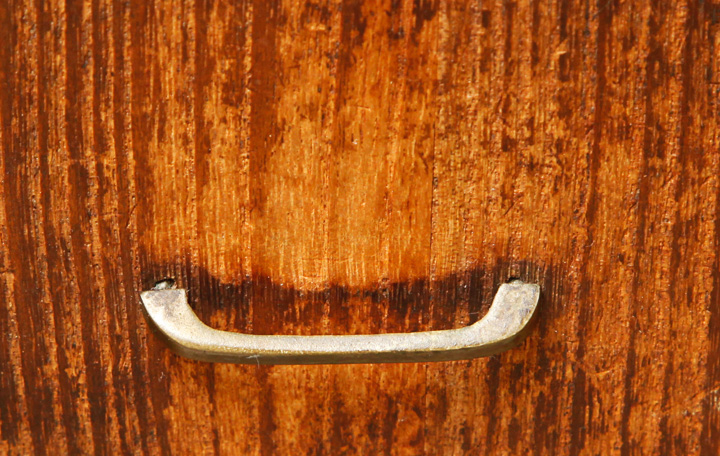 Small Vintage Veneer Cabinet