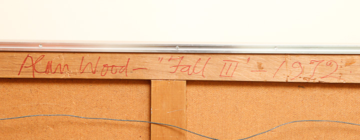 Alan Wood Acrylic Painting "Fall III"