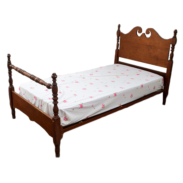 Queen Anne Style Cherry Bed Frame