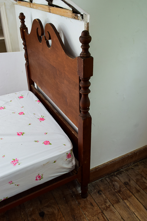 Queen Anne Style Cherry Bed Frame