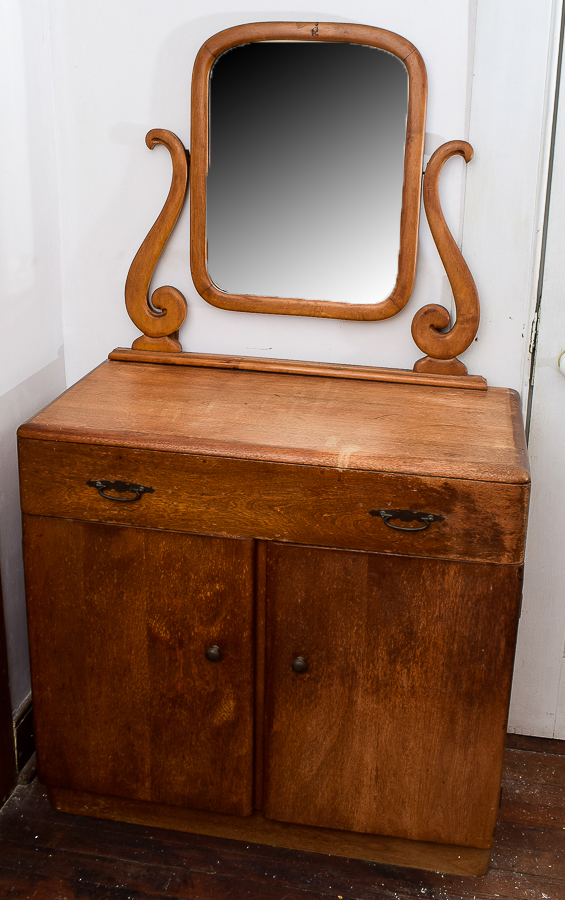 Heywood-Wakefield Cabinet With Mirror