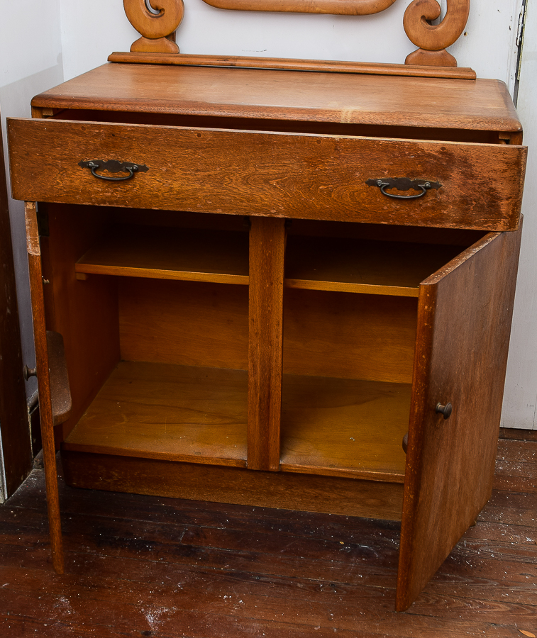 Heywood-Wakefield Cabinet With Mirror