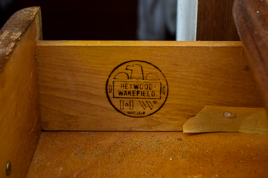 Heywood-Wakefield Cabinet With Mirror