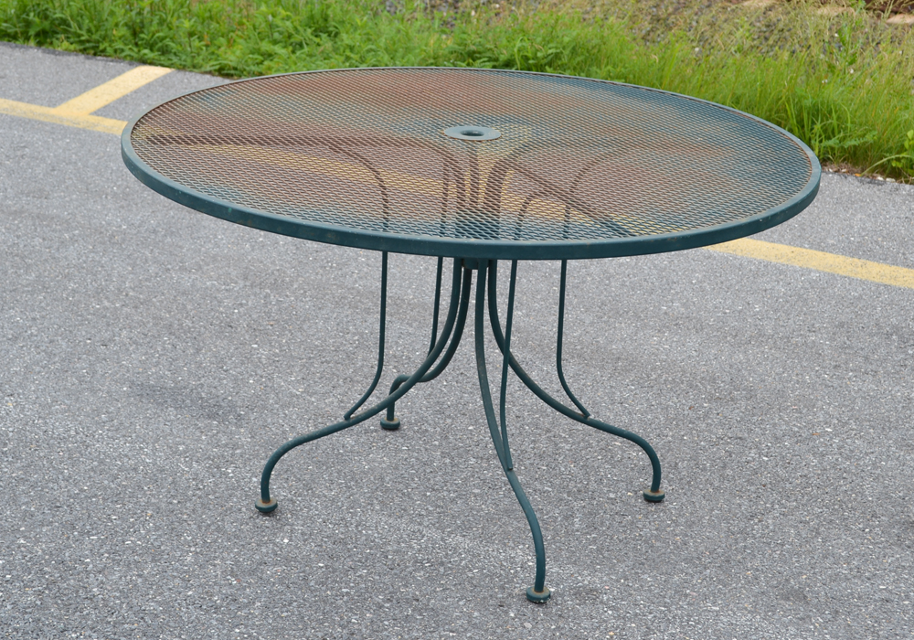 Wrought Iron Sunbeam Patio Table and Chairs