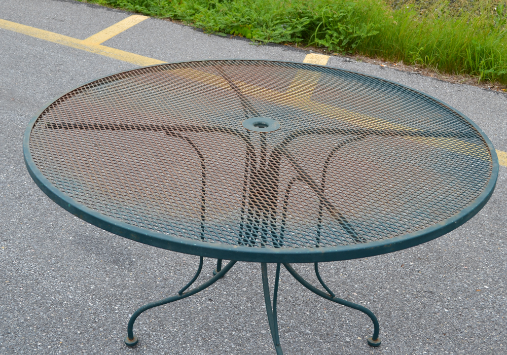 Wrought Iron Sunbeam Patio Table and Chairs