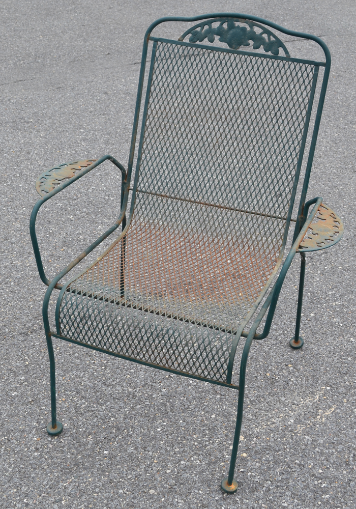 Wrought Iron Sunbeam Patio Table and Chairs