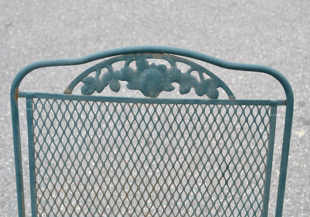 Wrought Iron Sunbeam Patio Table and Chairs