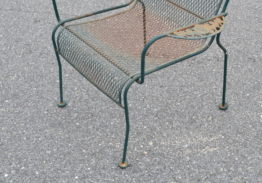 Wrought Iron Sunbeam Patio Table and Chairs