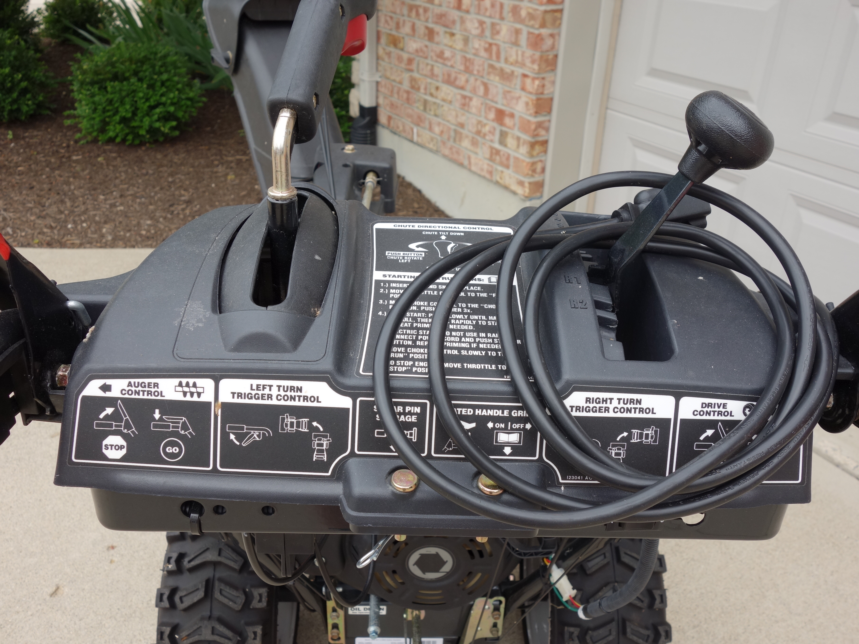 Troy-Bilt Two-Stage Storm 3090 XP Snow Blower and Cover