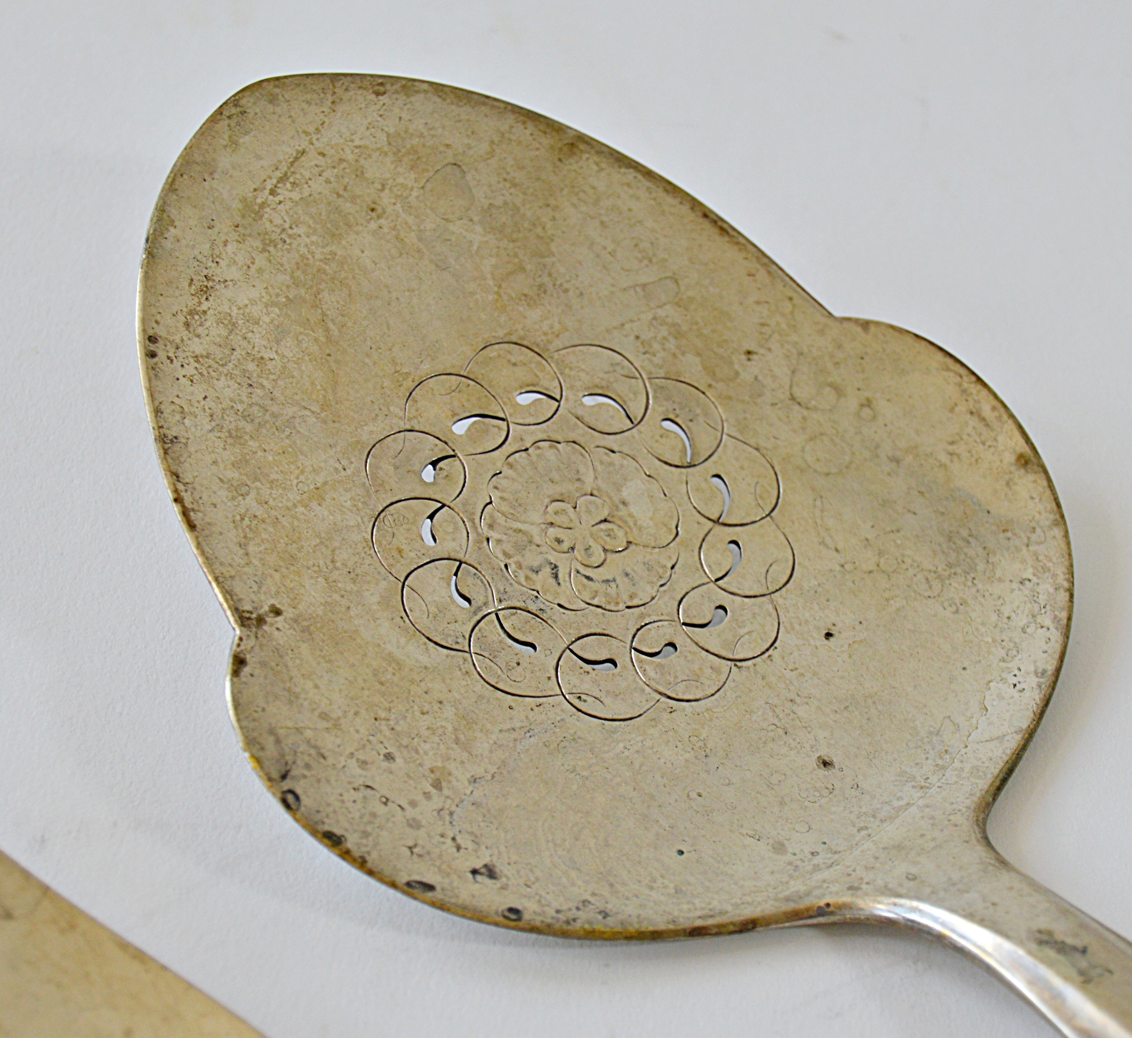 Georg Jensen Art Nouveau 830 Silver Fish Serving Set