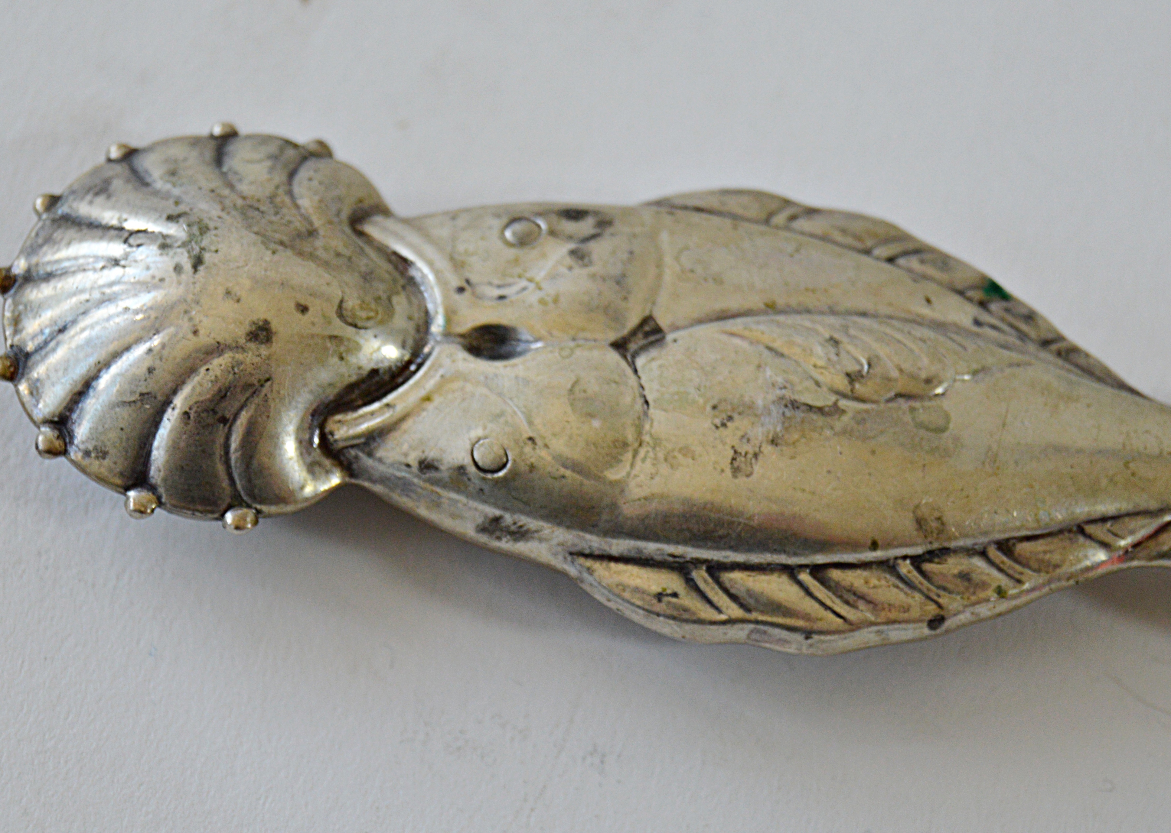 Georg Jensen Art Nouveau 830 Silver Fish Serving Set