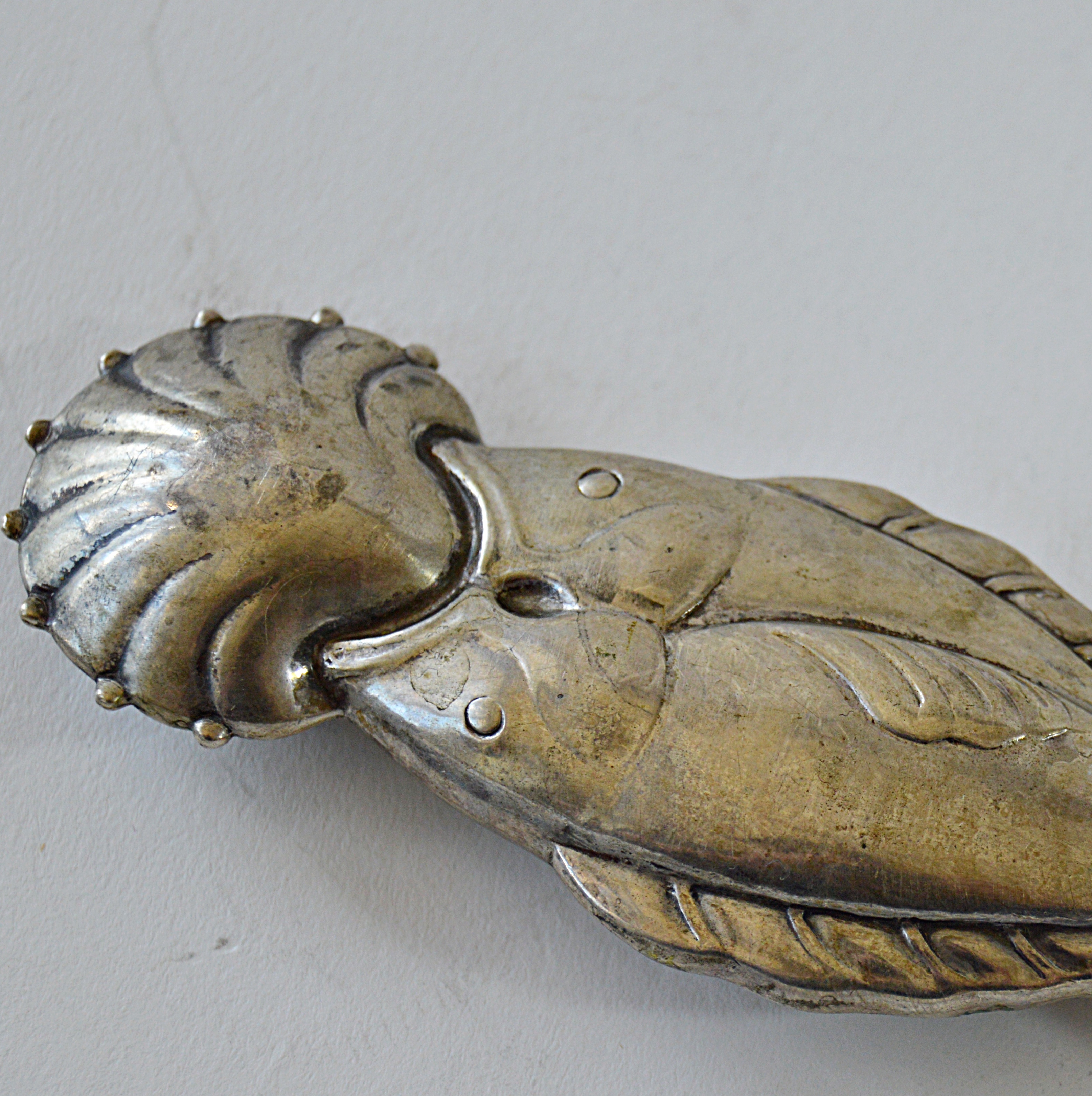 Georg Jensen Art Nouveau 830 Silver Fish Serving Set