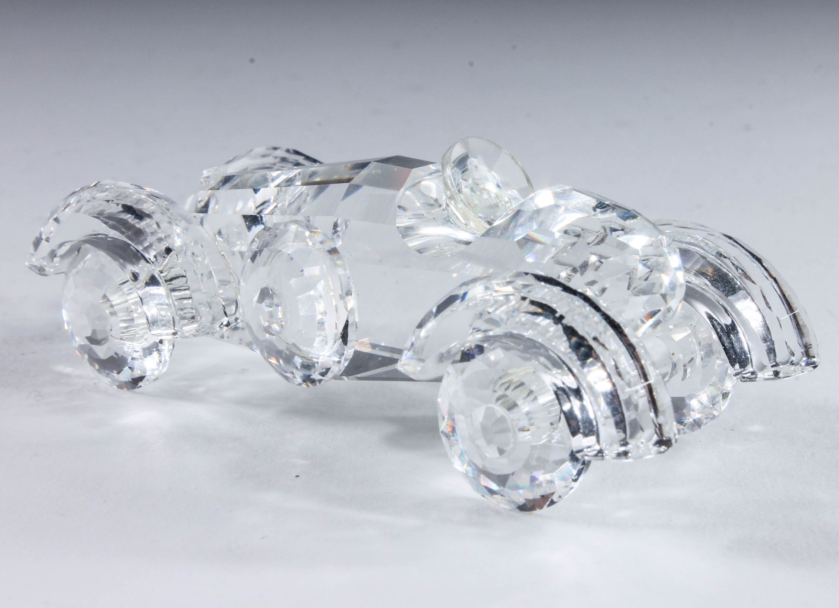 Swarovski Crystal Race Car Figurine