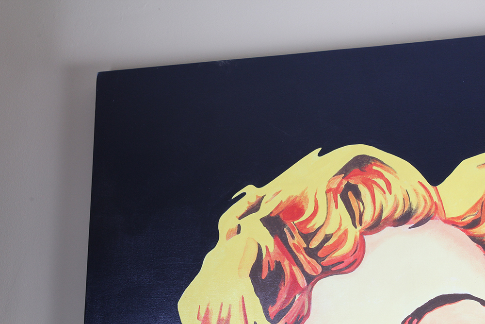 Original Acrylic on Canvas of Marilyn Monroe by David Thrasher