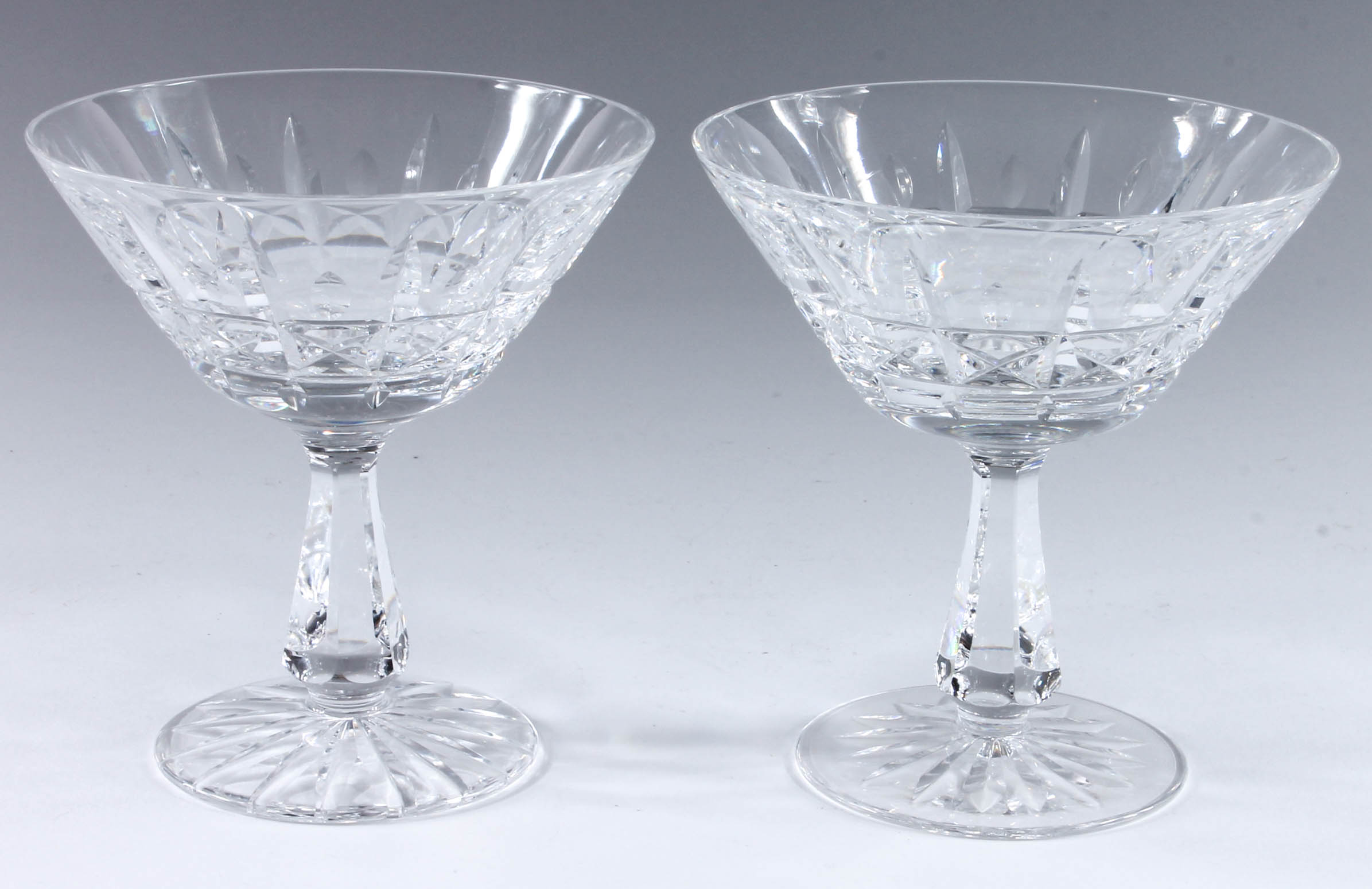 Waterford Crystal "Kylemore" Stemmed Martini Glasses