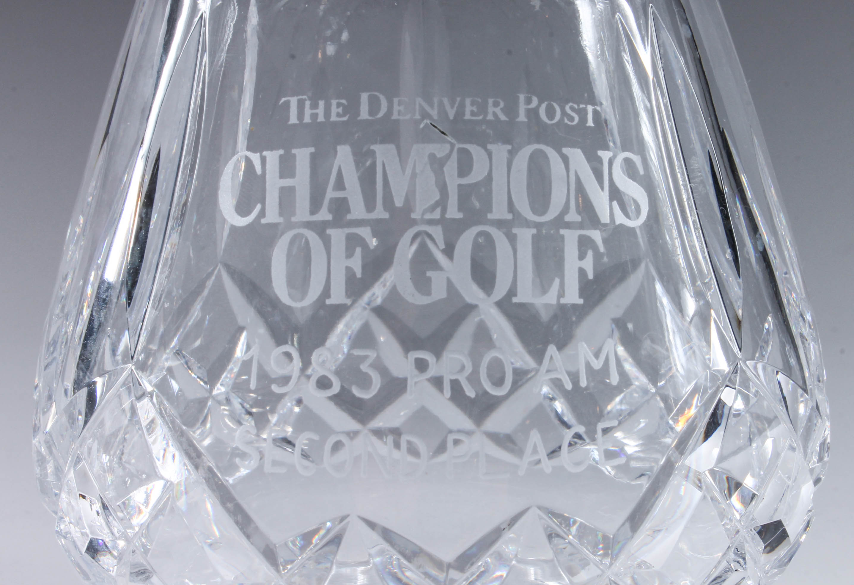 Waterford Crystal "Lismore" Decanter with Cordial Glasses