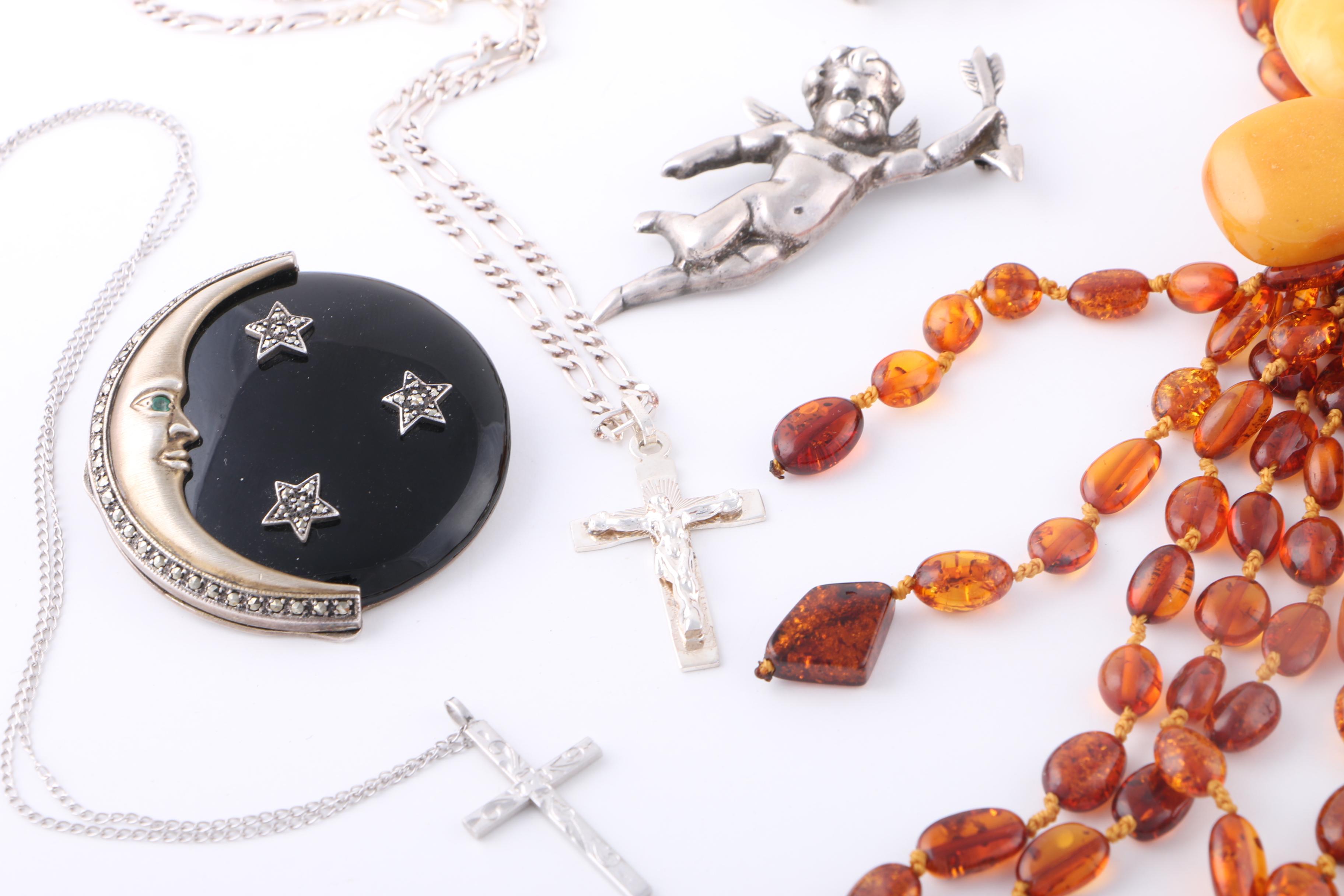 Sterling Silver and Beaded Costume Jewelry