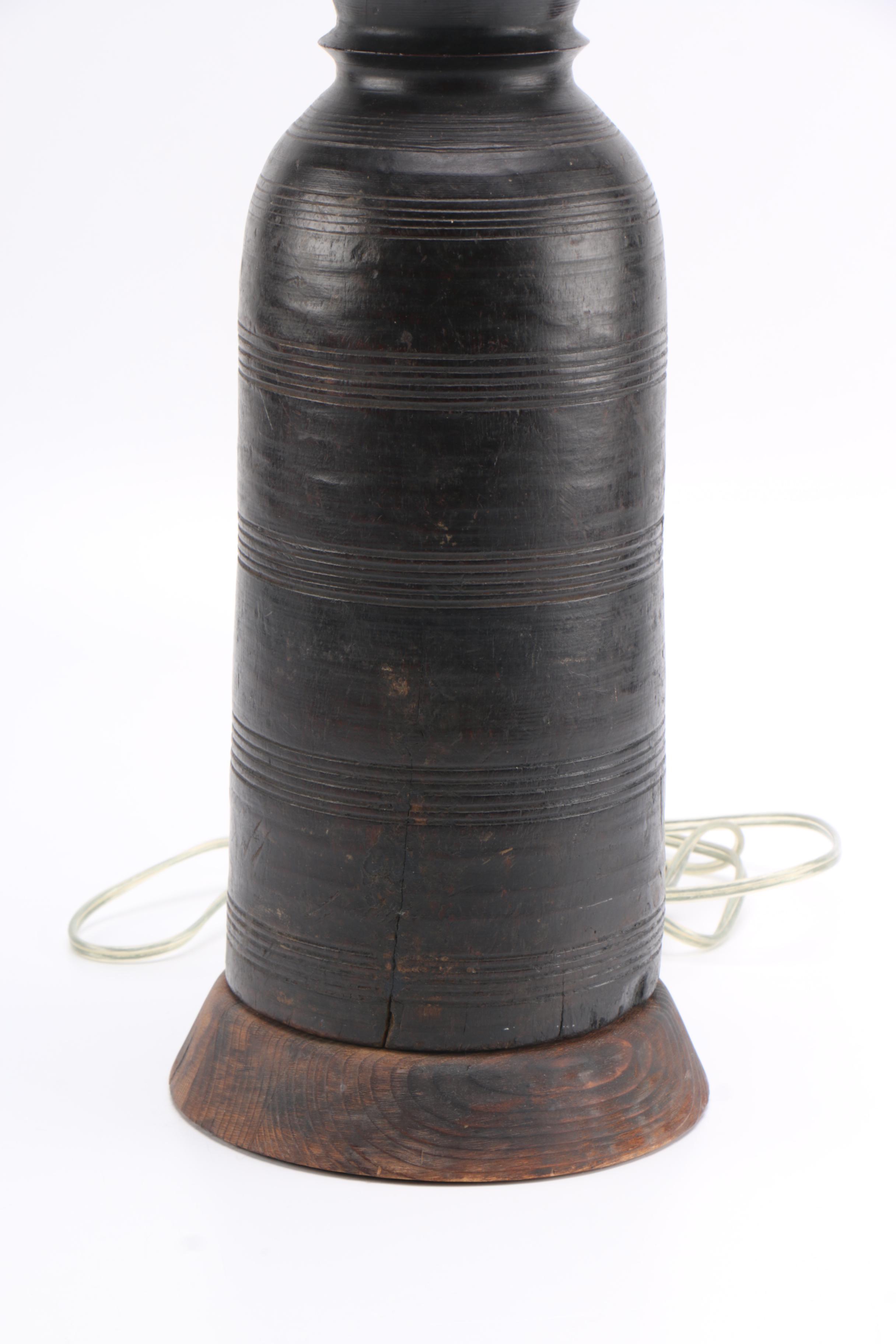 Vintage Wood Table Lamp