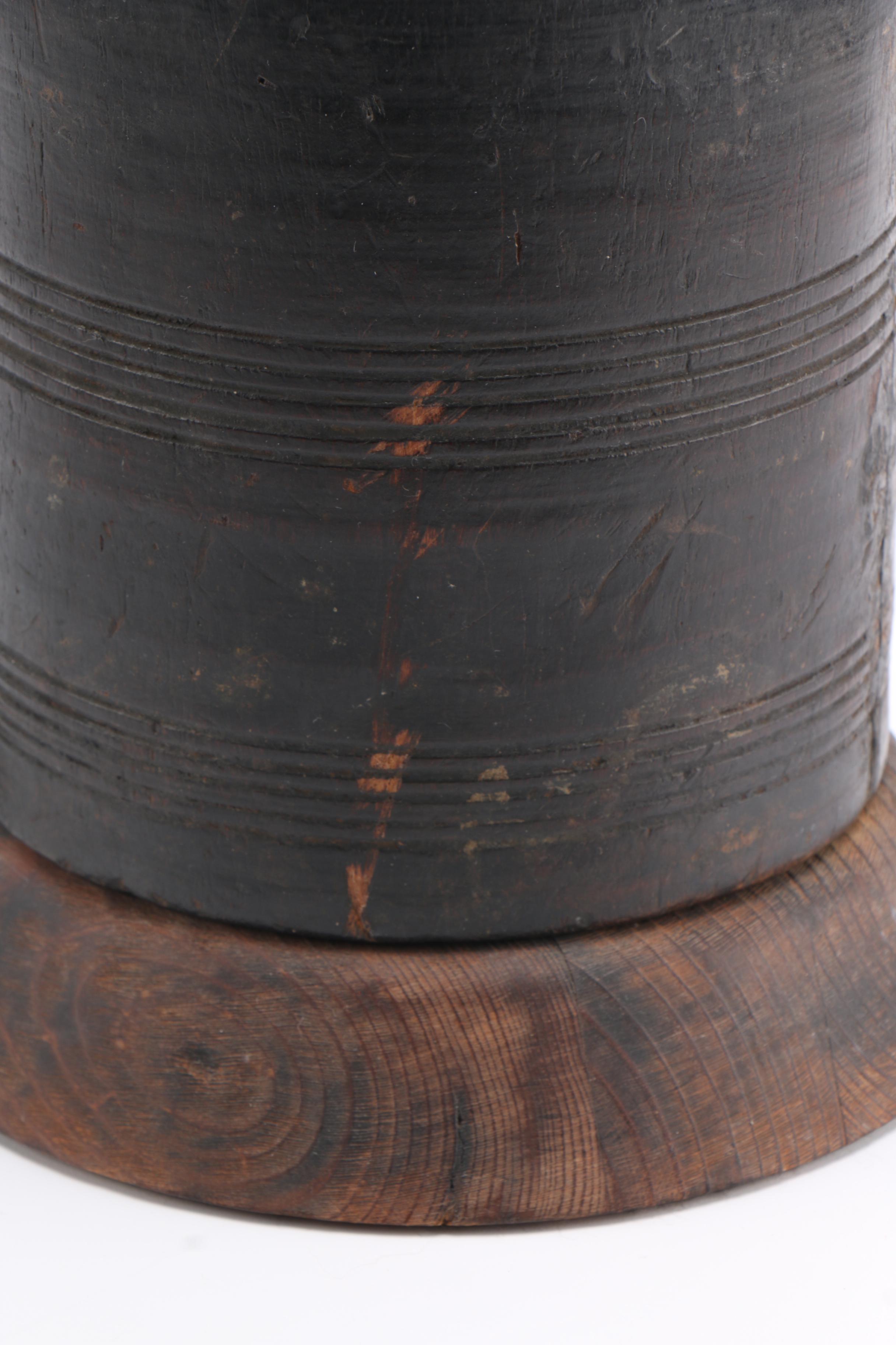 Vintage Wood Table Lamp