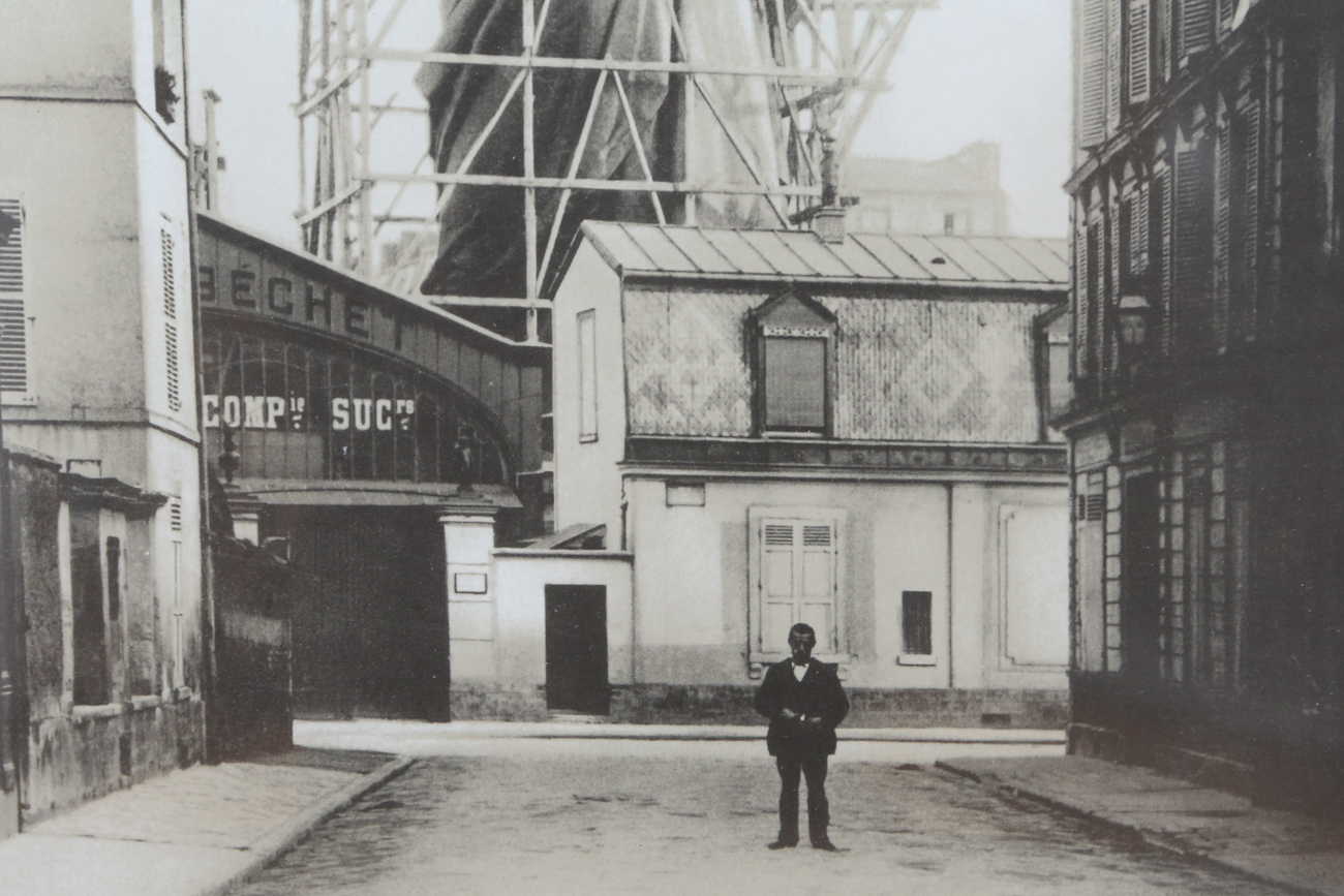 Offset Lithograph of "Statue of Liberty in Paris, 1886"