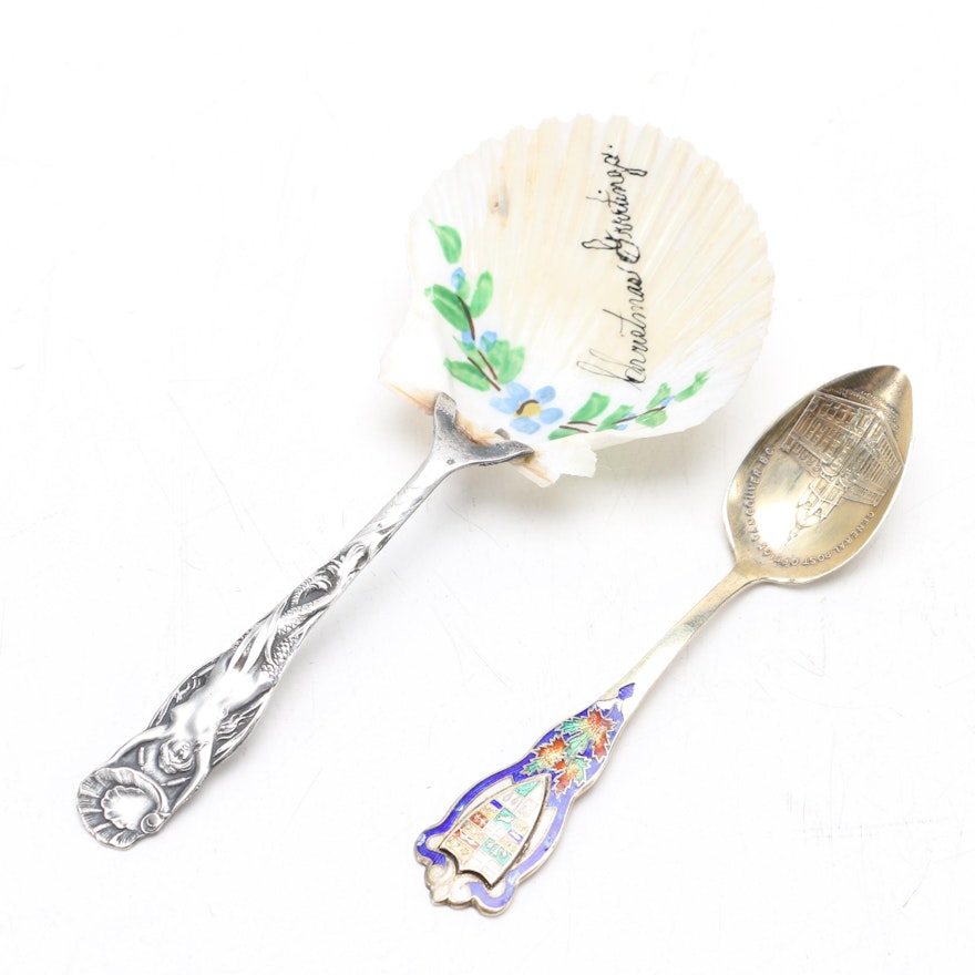 Sterling and Silver Plate Spoons Featuring U.S. Sterling Co.