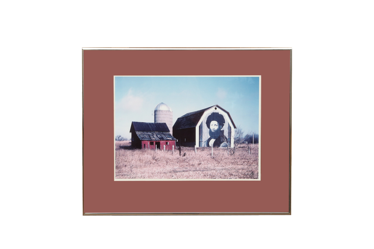 Ruth G. Pinkus Original Hand Printed Color Photograph "Rural Rembrandt Michigan"