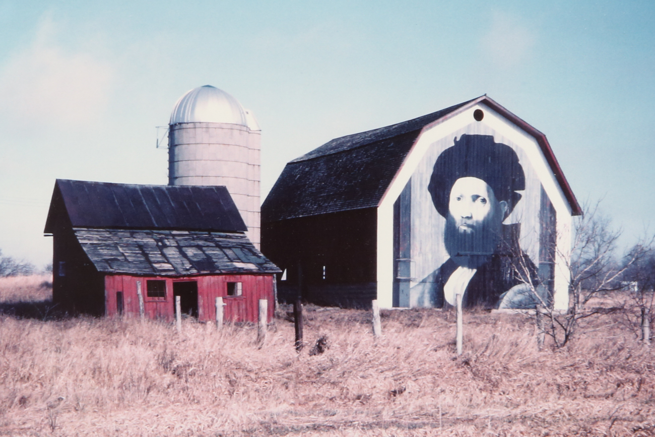 Ruth G. Pinkus Original Hand Printed Color Photograph "Rural Rembrandt Michigan"