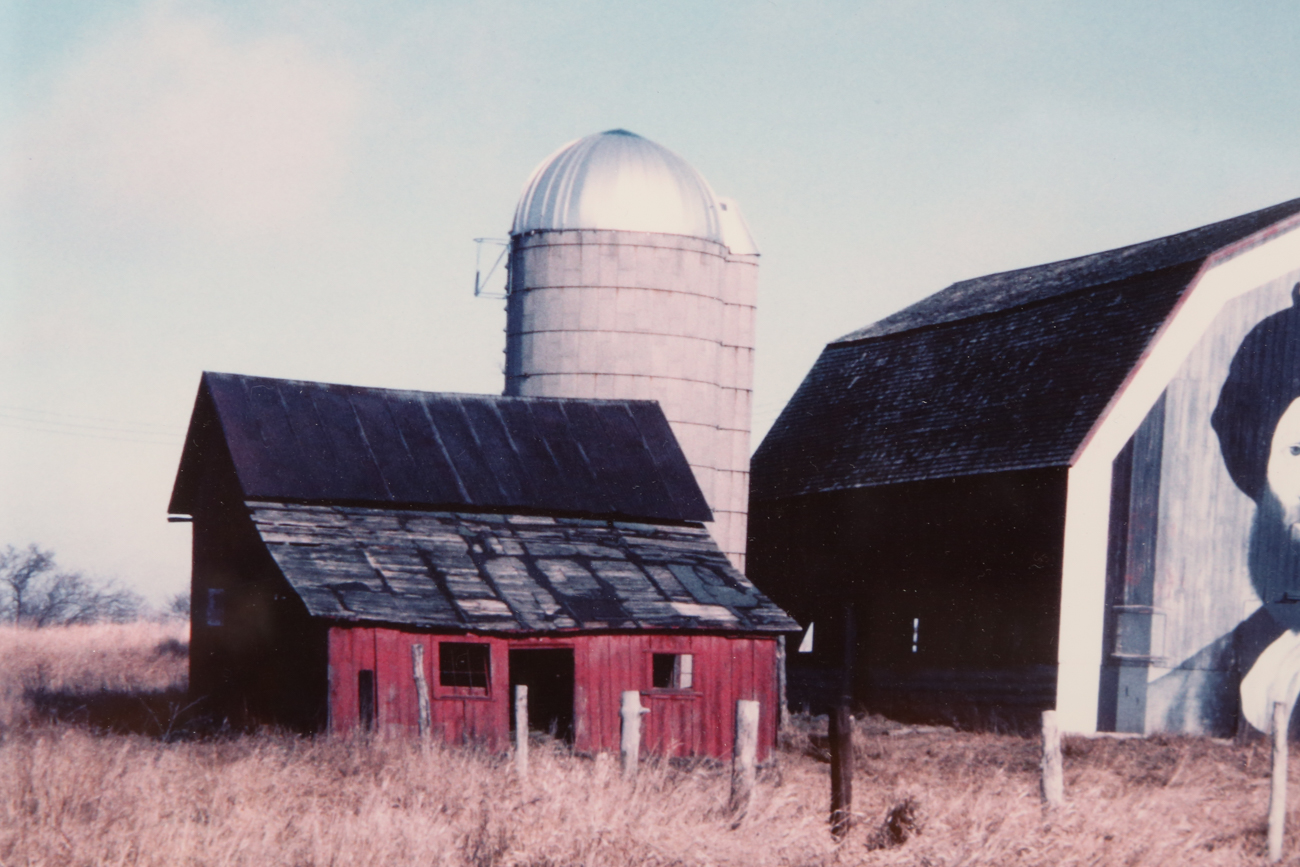 Ruth G. Pinkus Original Hand Printed Color Photograph "Rural Rembrandt Michigan"