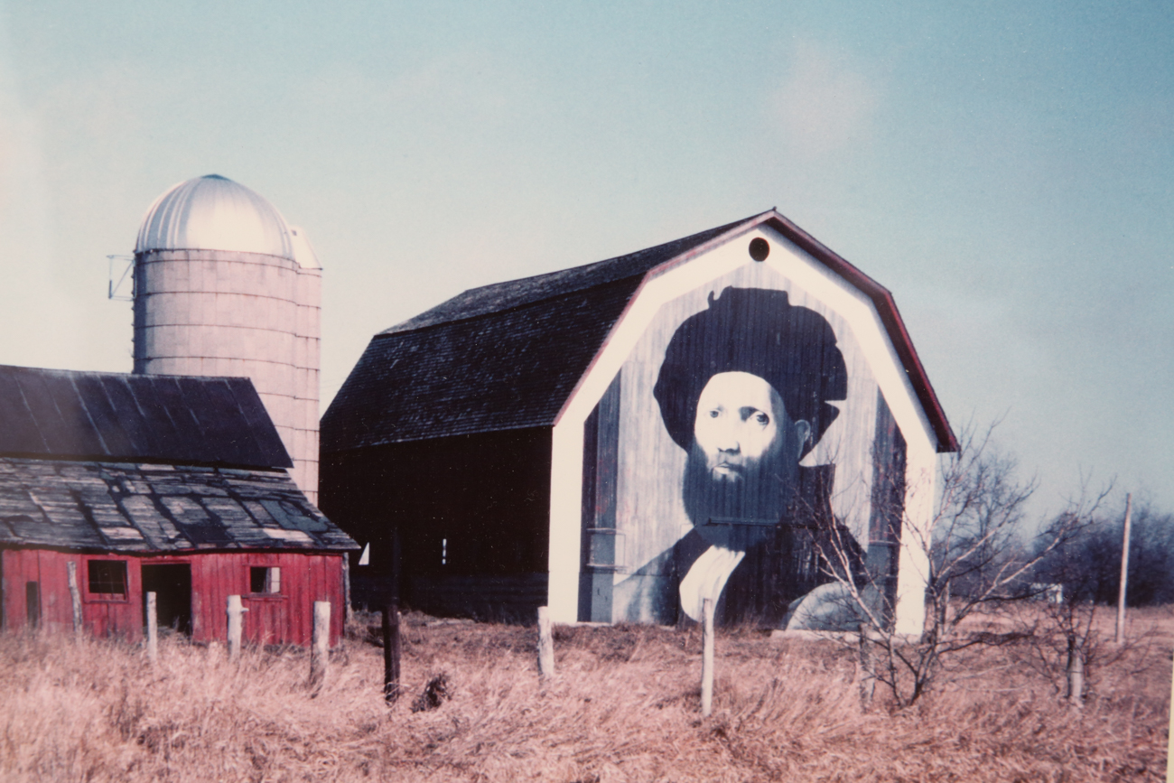 Ruth G. Pinkus Original Hand Printed Color Photograph "Rural Rembrandt Michigan"
