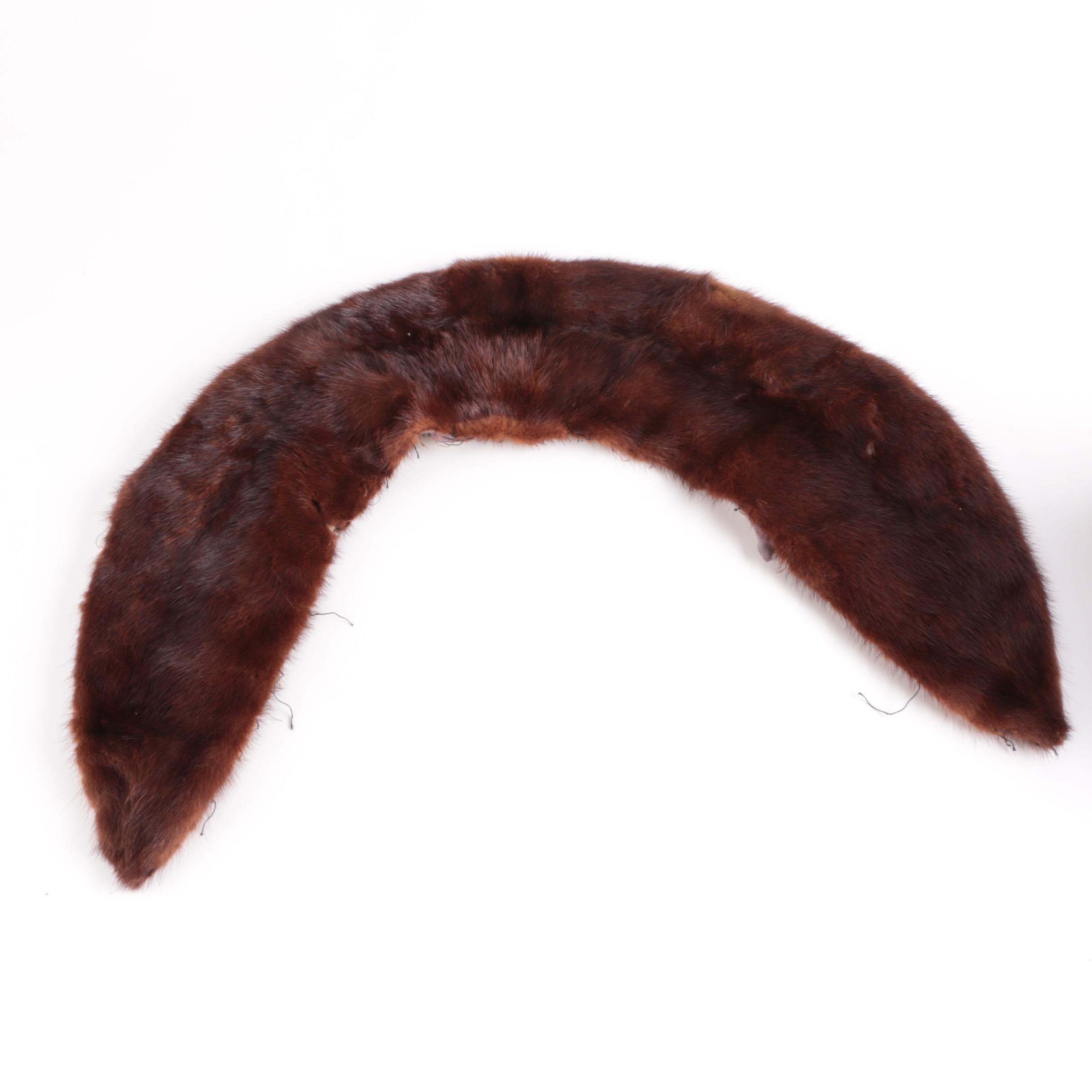 Women's Accessories Including a Fur Collar