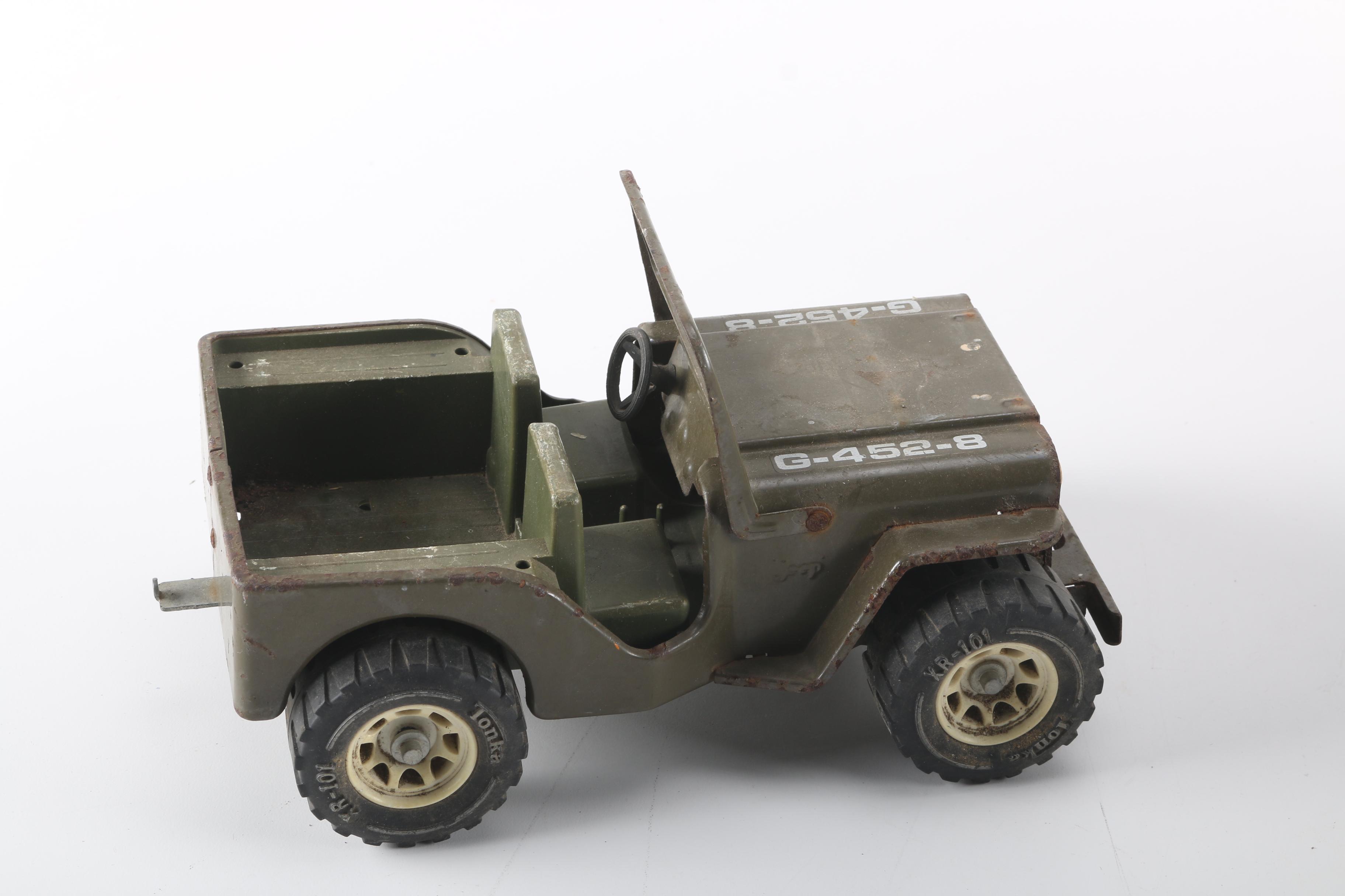 Trio of 1990s Hasbro Tonka G.I. Joe Jeeps